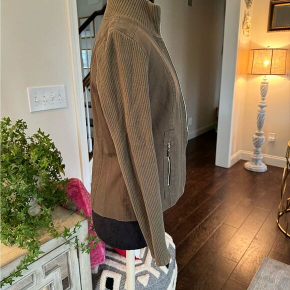 Army Green Doncaster zip up jacket size small - Picture 4 of 6